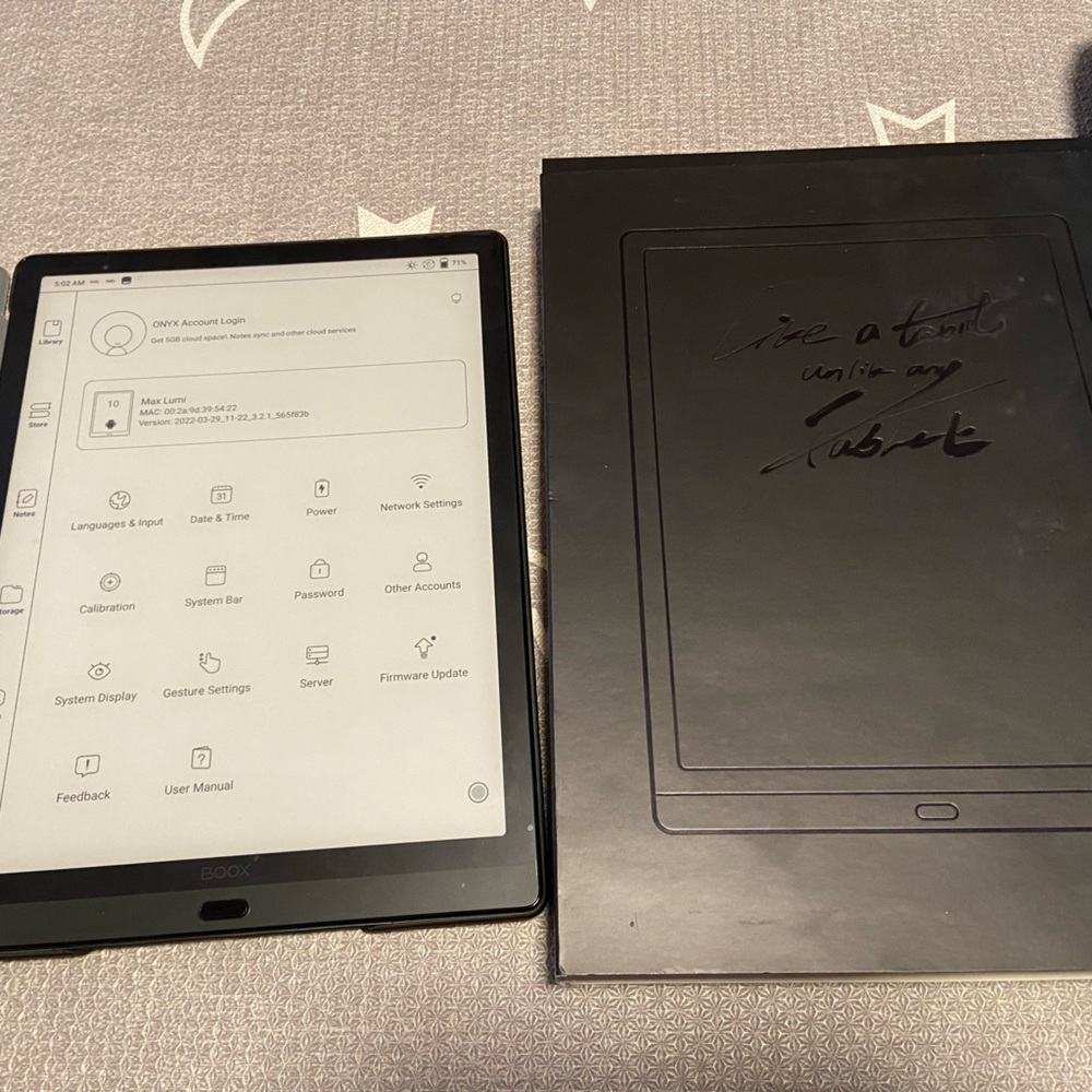Black E-Reader